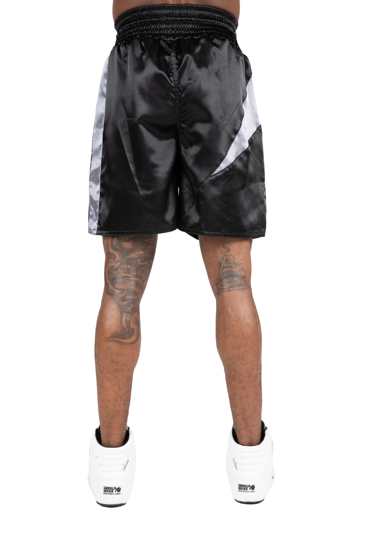 Gorilla Wear Hornell Boxing Shorts Fight Gear Black/Gray