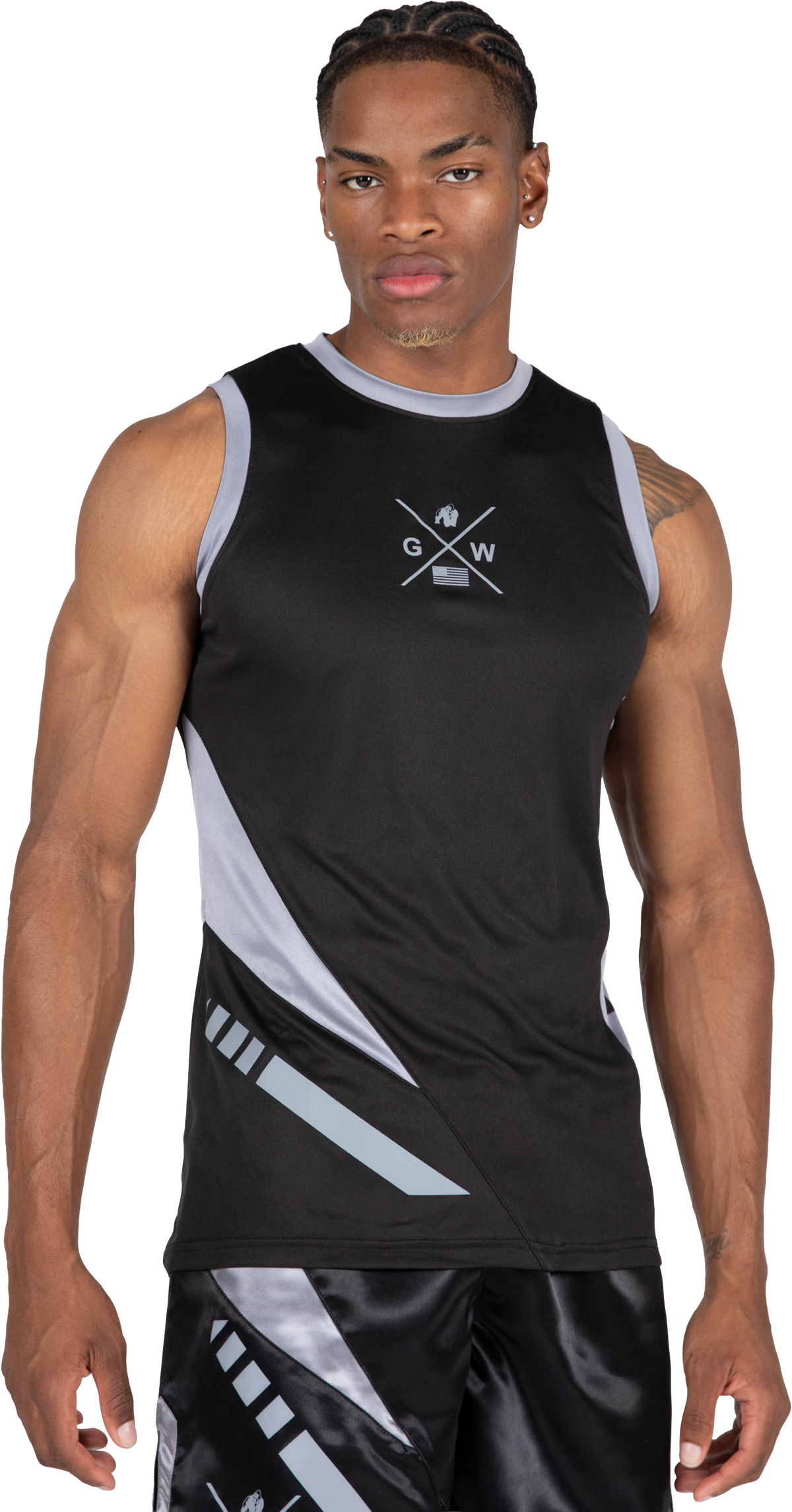 Gorilla Wear Hornell Tank Top Tank Top Black/Gray