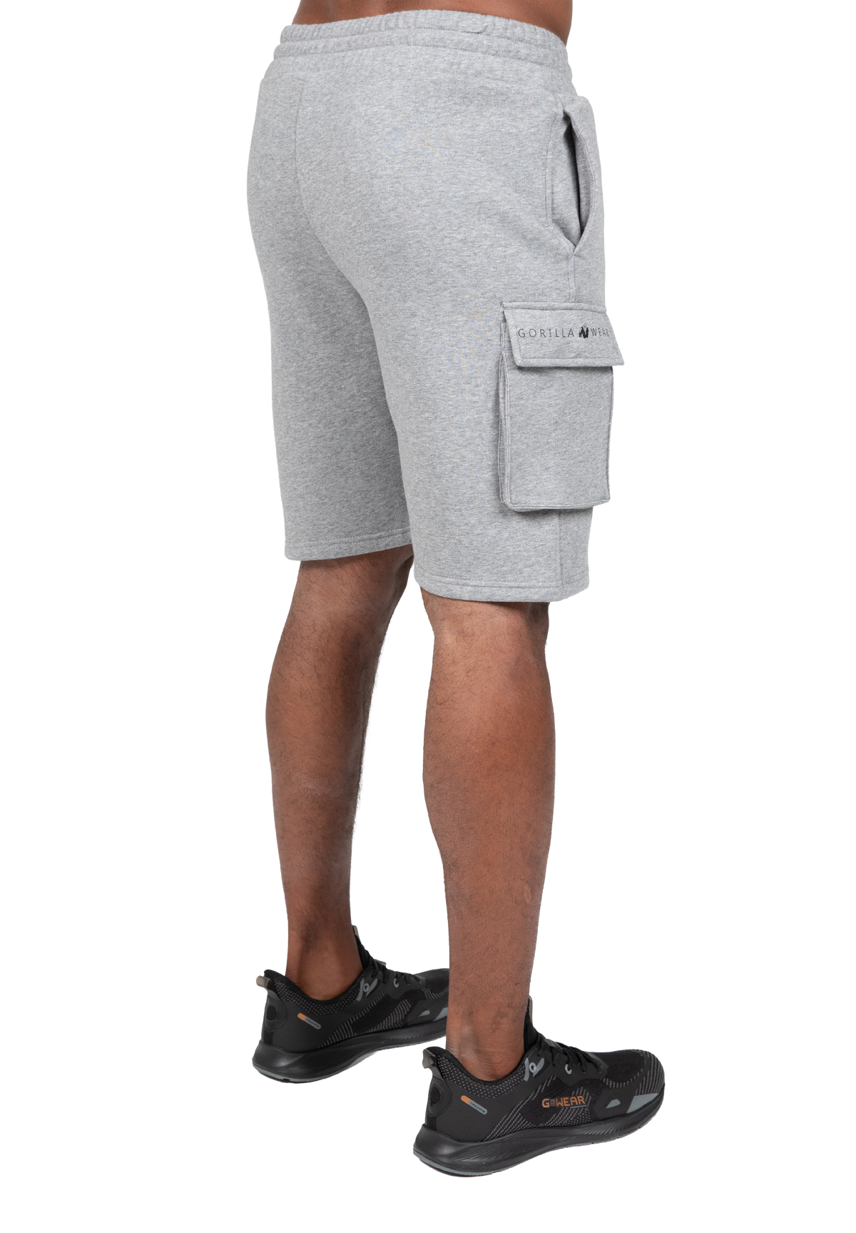 Gorilla Wear Hudson Cargo Sweat Shorts Shorts Gray Melange