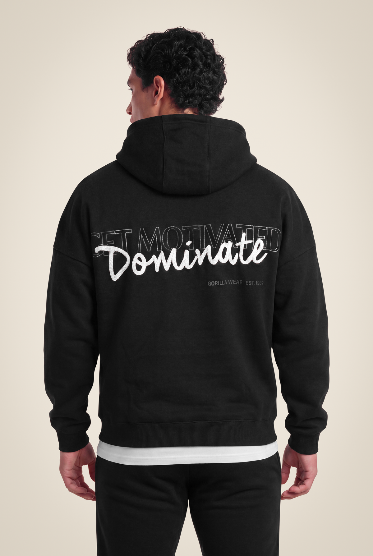 Gorilla Wear Jordan Oversized Hoodie Hoodie & Sweatshirt Black