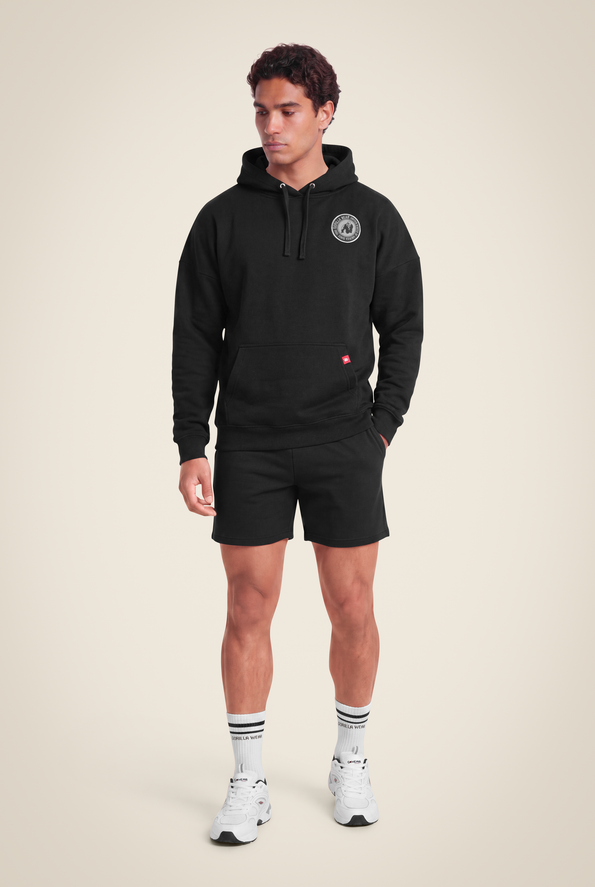 Gorilla Wear Jordan Oversized Hoodie Hoodie & Sweatshirt Black