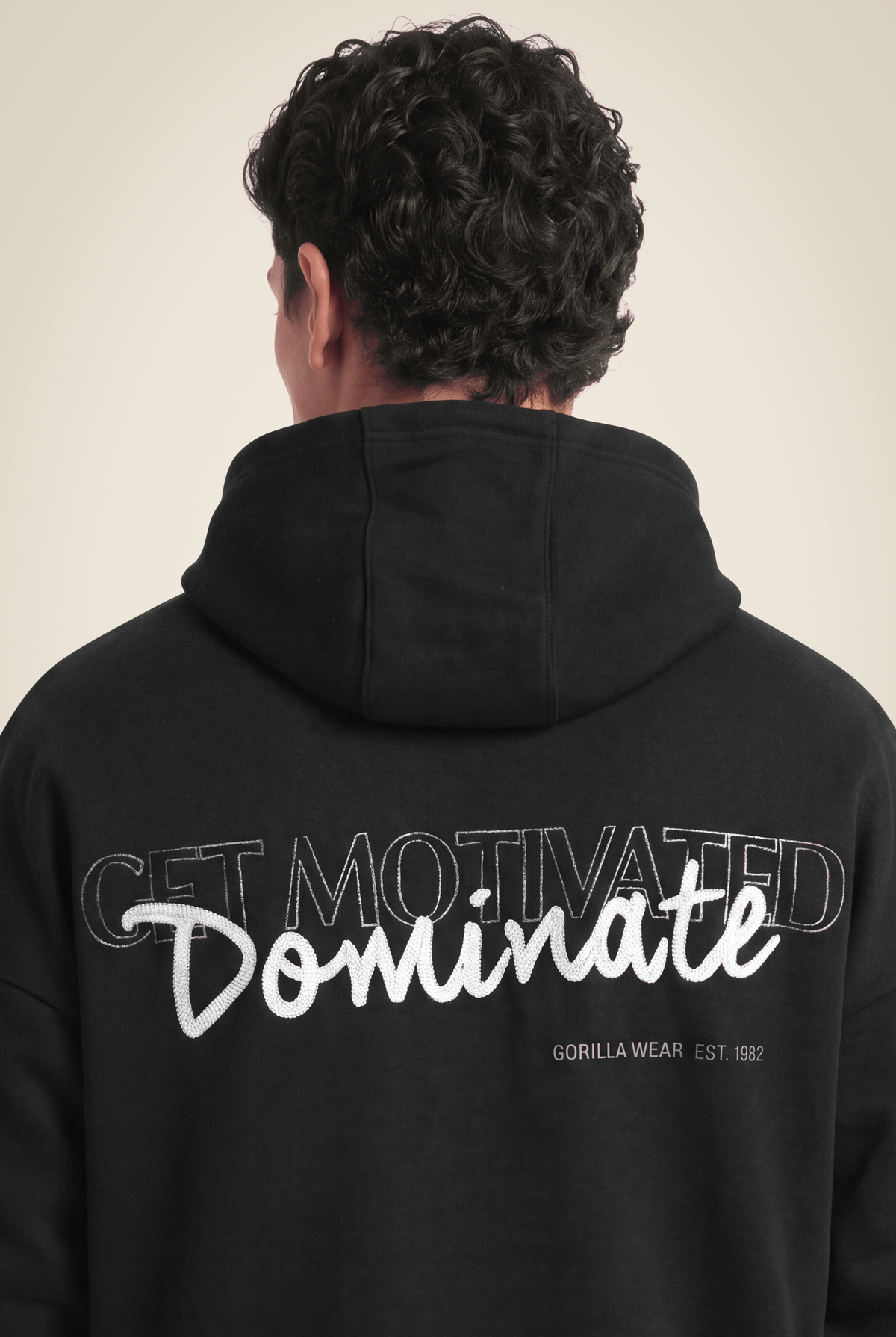 Gorilla Wear Jordan Oversized Hoodie Hoodie & Sweatshirt Black