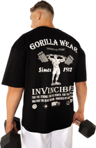 Gorilla Wear Kingston Oversized T-Shirt T-Shirt & Tops Black