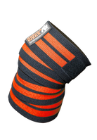 Gorilla Wear Knee Wraps 200CM Lifting Straps & Wraps Black/Red