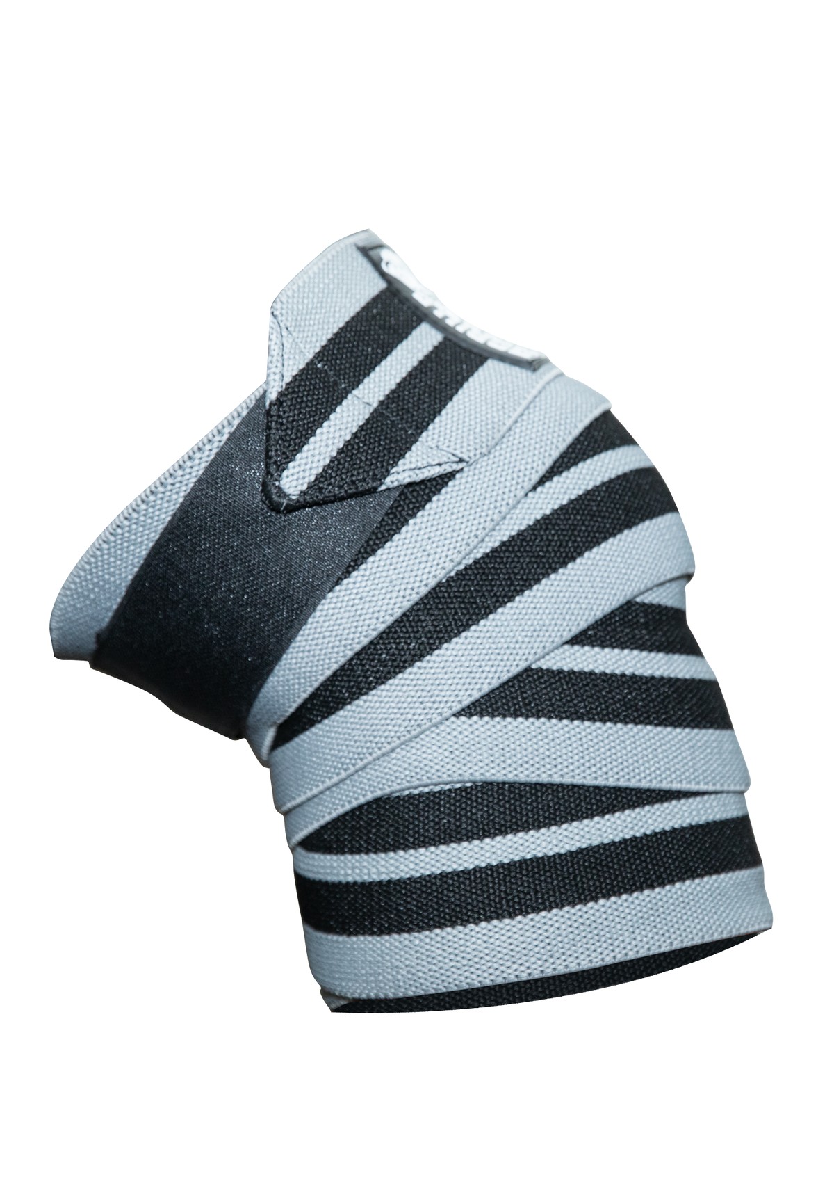 Gorilla Wear Knee Wraps 200CM Lifting Straps & Wraps Gray/Black