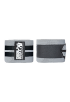 Gorilla Wear Knee Wraps 250CM Lifting Straps & Wraps Gray/Black