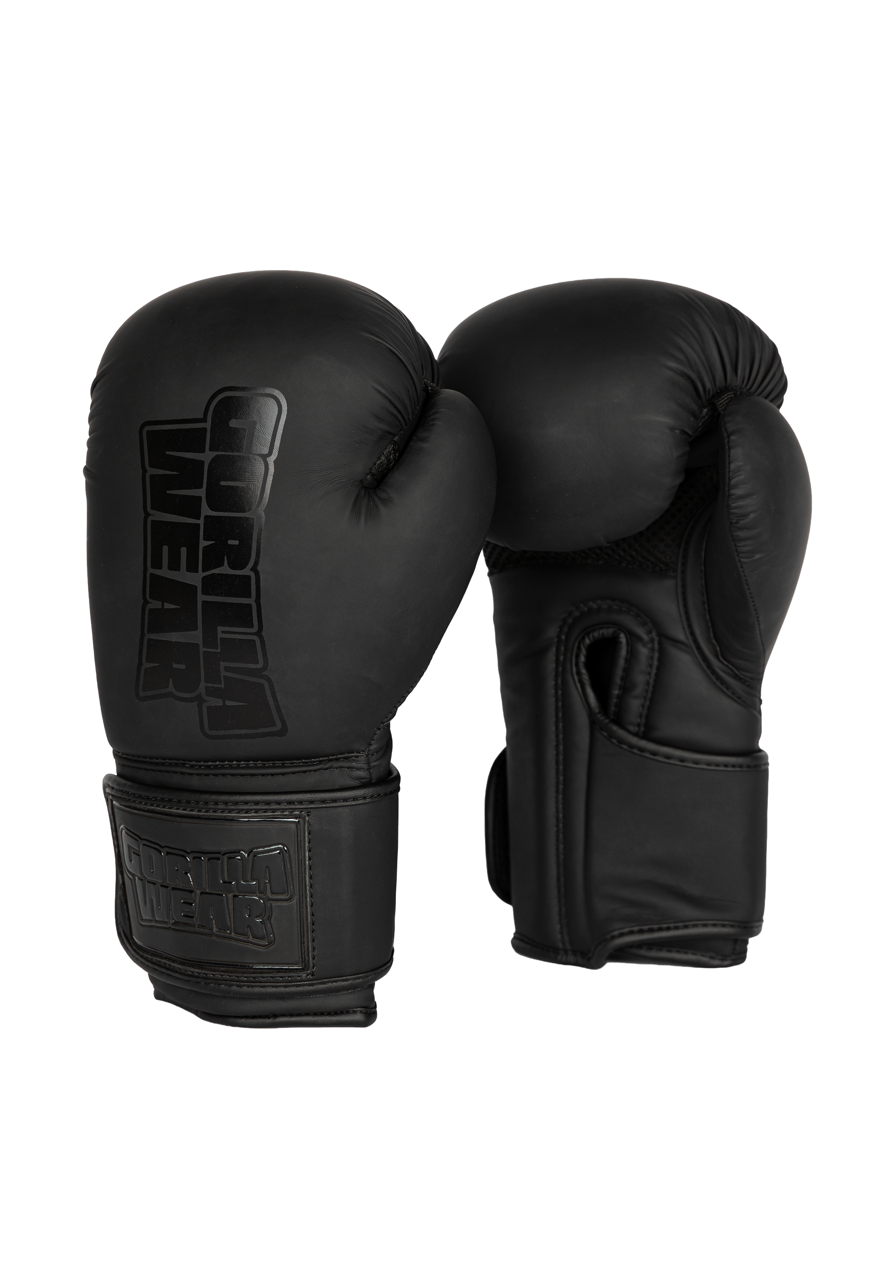 Gorilla Wear Kodiak Boxing Gloves - Black - Product View
