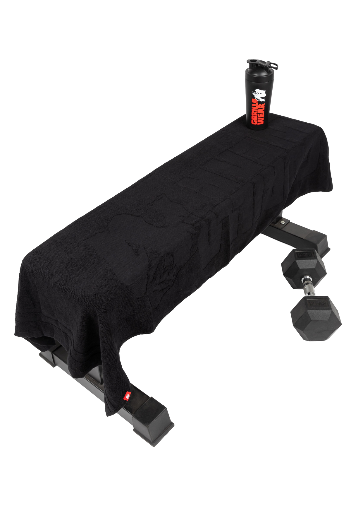 Gorilla Wear Large Towel Towels Black