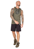 Gorilla Wear Lawrence Hooded Tank Top Tank Top Army Green