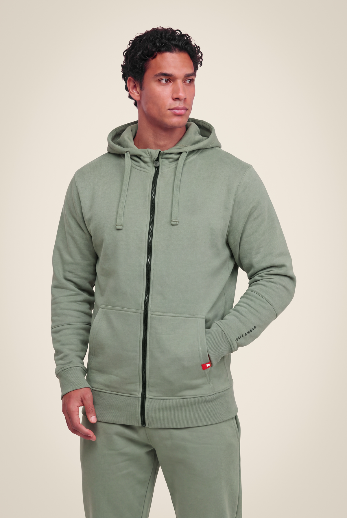 Gorilla Wear Leon Zipped Hoodie Hoodie & Sweatshirt Green