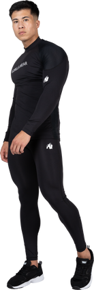 Gorilla Wear Lorenzo Performance Long Sleeve T-Shirt & Tops Black