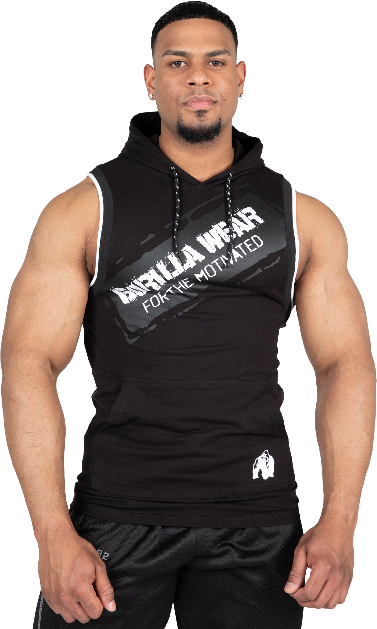 Gorilla Wear Loretto Hooded Tank Top Tank Top Black