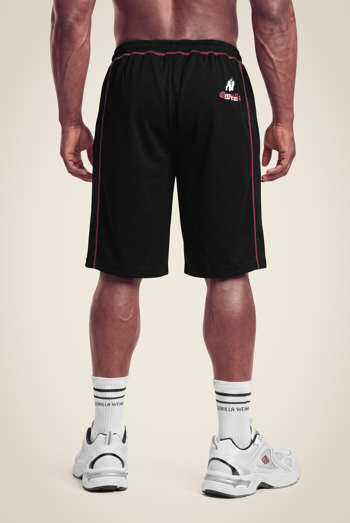 Gorilla Wear Marlow Mesh Shorts Shorts Black/Red