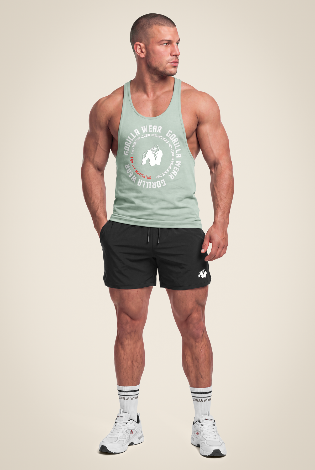Gorilla Wear Melrose Stringer Tank Top Green