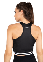 Gorilla Wear Mesa Zip Front Crop Top T-Shirt & Tops Black