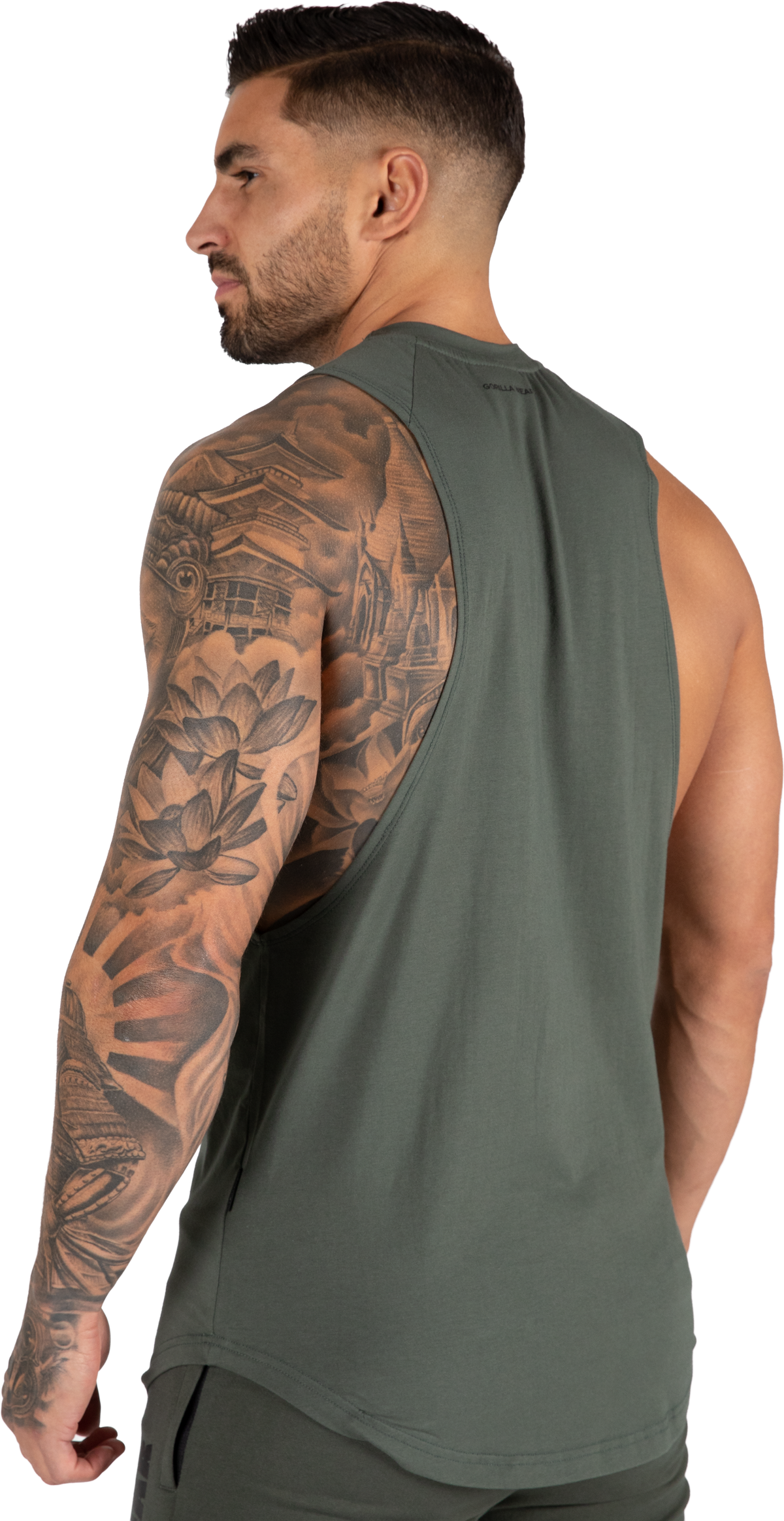 Gorilla Wear Milo Drop Armhole Tank Top Tank Top Green