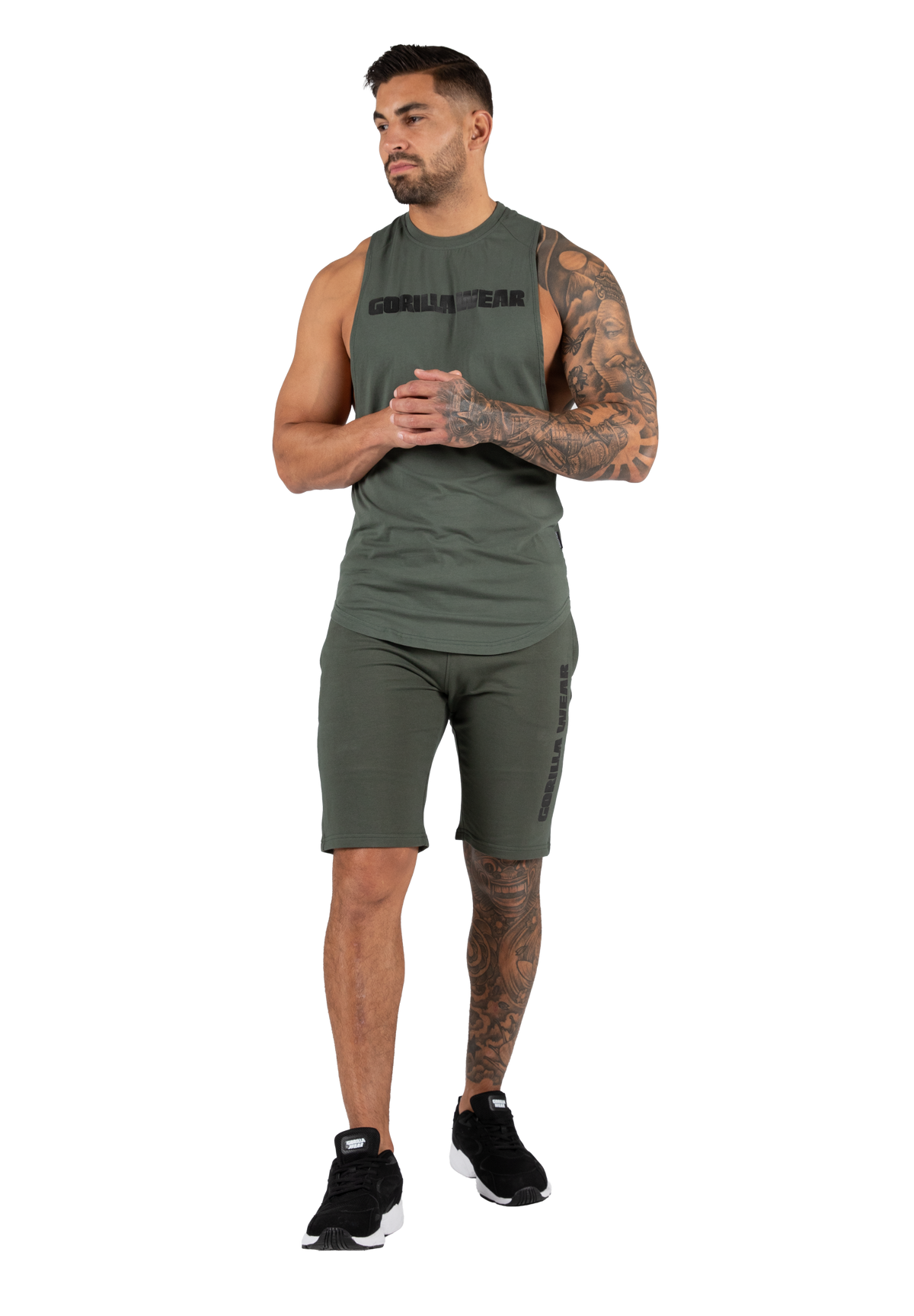 Gorilla Wear Milo Drop Armhole Tank Top Tank Top Green
