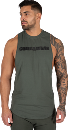Gorilla Wear Milo Drop Armhole Tank Top Tank Top Green