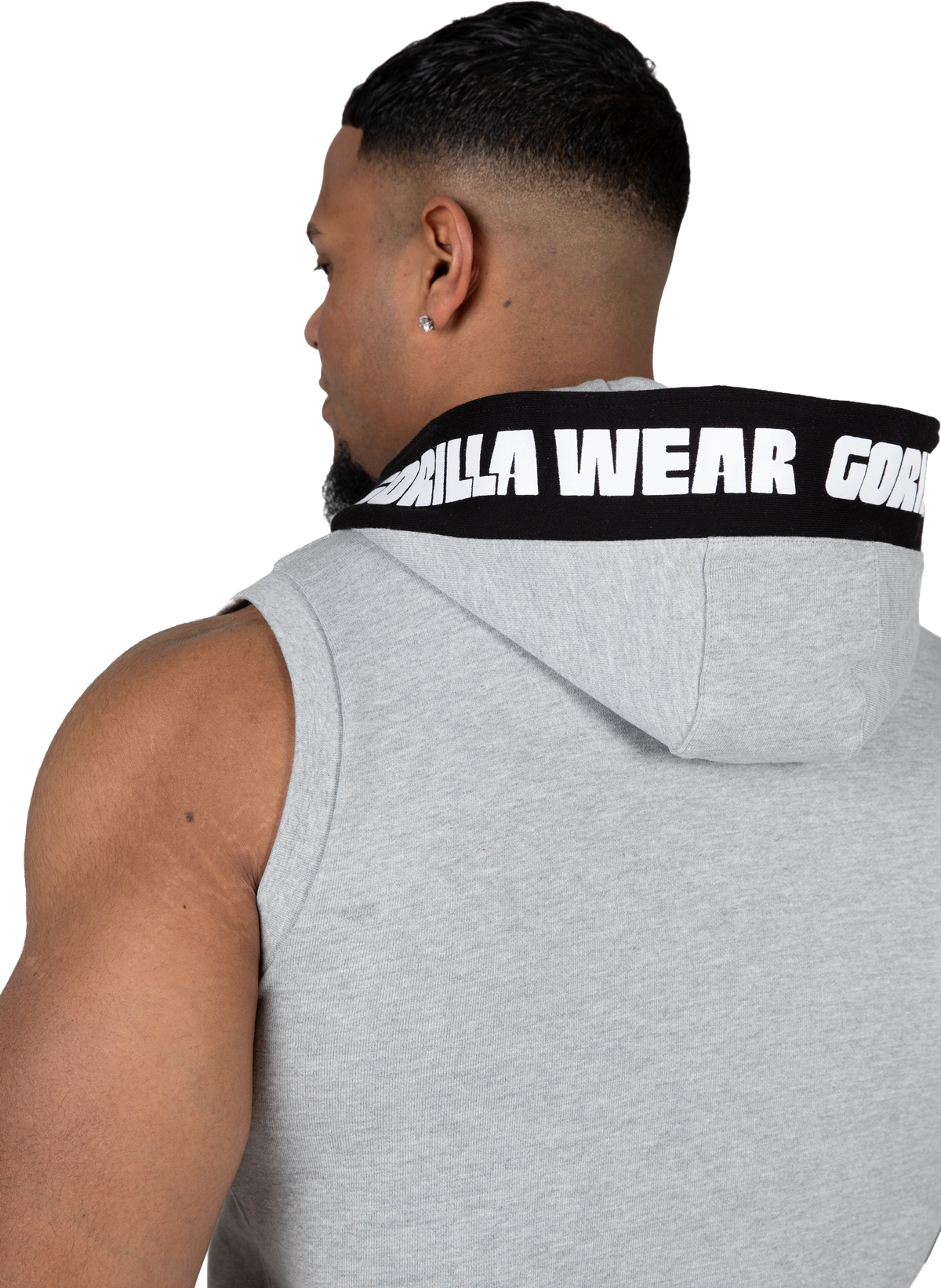Gorilla Wear Milwaukee S/L Zipped Hoodie Hoodie & Sweatshirt Gray Melange