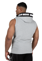 Gorilla Wear Milwaukee S/L Zipped Hoodie Hoodie & Sweatshirt Gray Melange