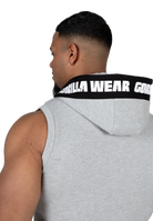 Gorilla Wear Milwaukee S/L Zipped Hoodie Hoodie & Sweatshirt Gray Melange