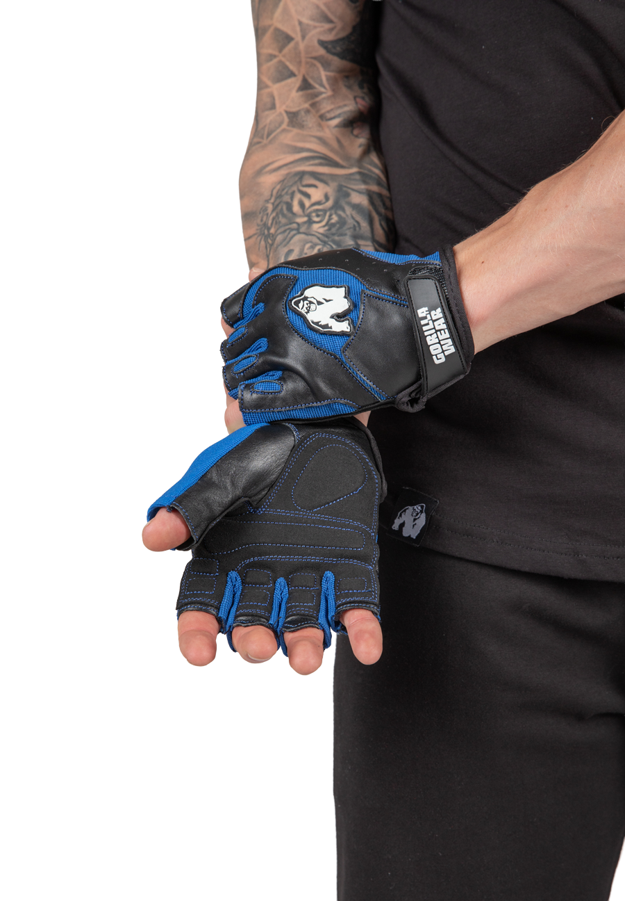 Gorilla Wear Mitchell Training Gloves Workout Gloves & Grips Black/Blue