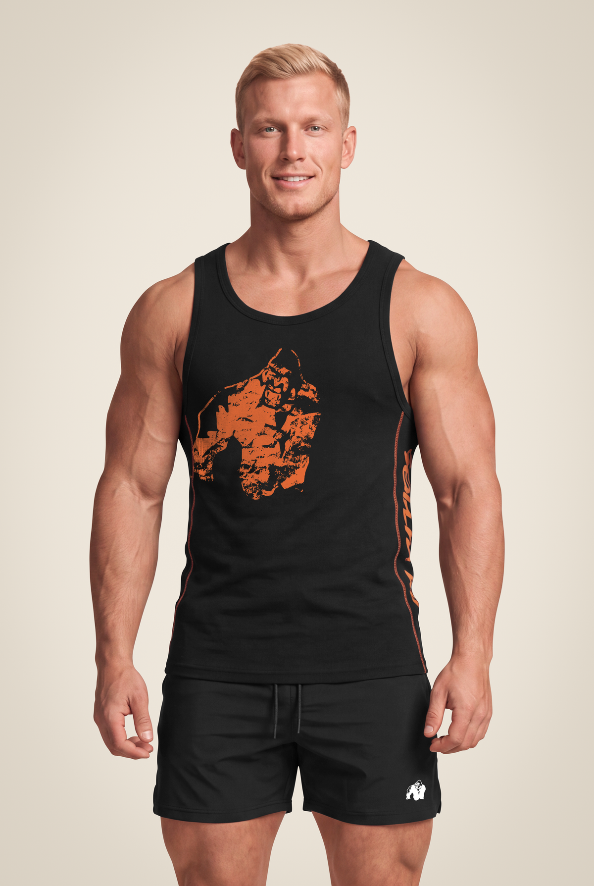 Gorilla Wear Monterey Tank Top Tank Top Black/Orange
