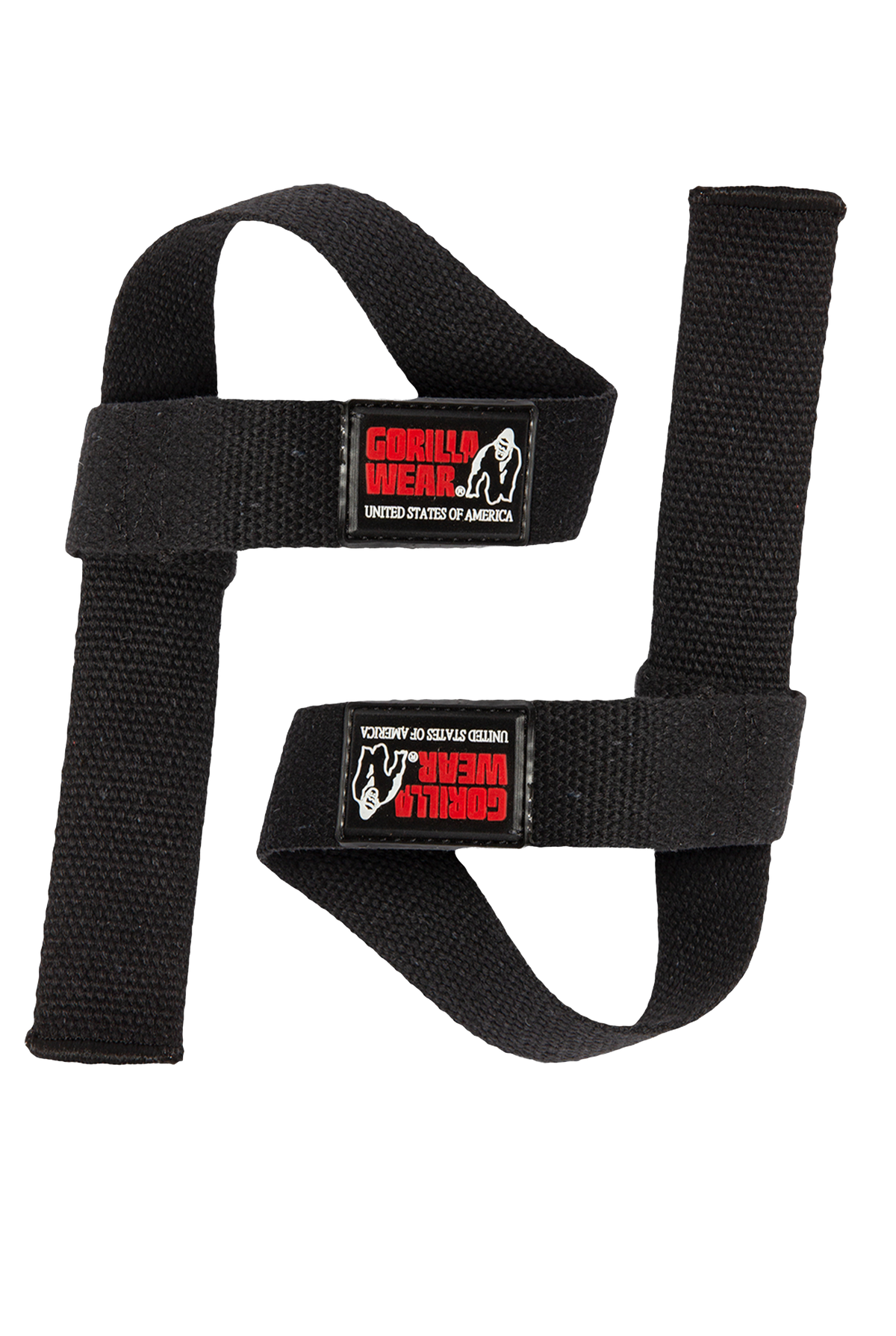 Gorilla Wear Non-Padded Lifting Straps Lifting Straps & Wraps Black