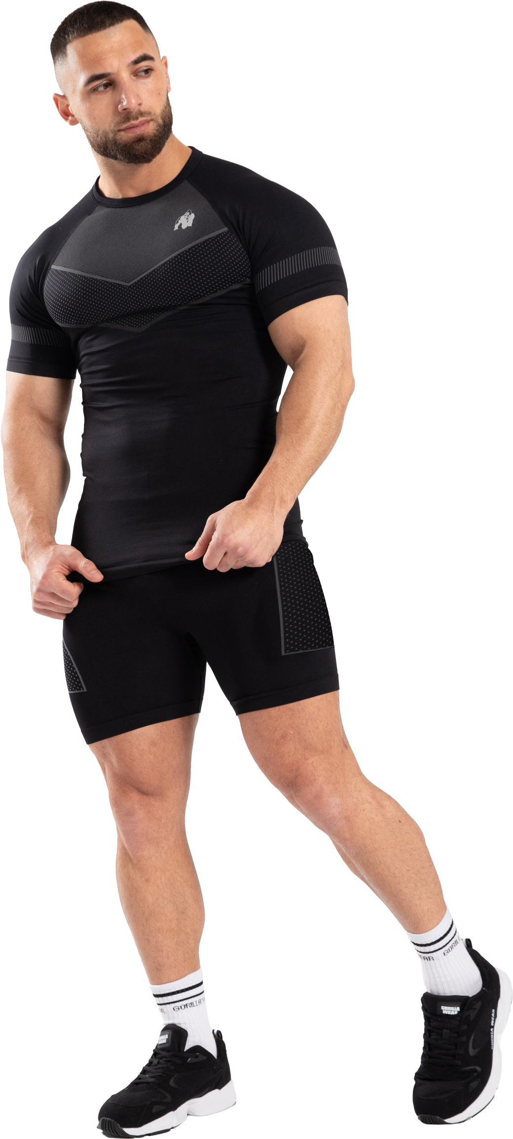 Gorilla Wear Norton Seamless Short Tights Tights Black
