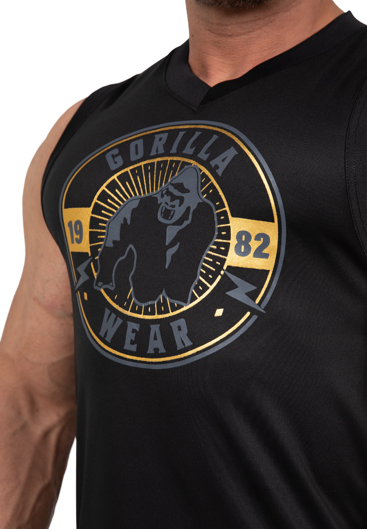 Gorilla Wear Orlando Jersey Tank Top Tank Top Black