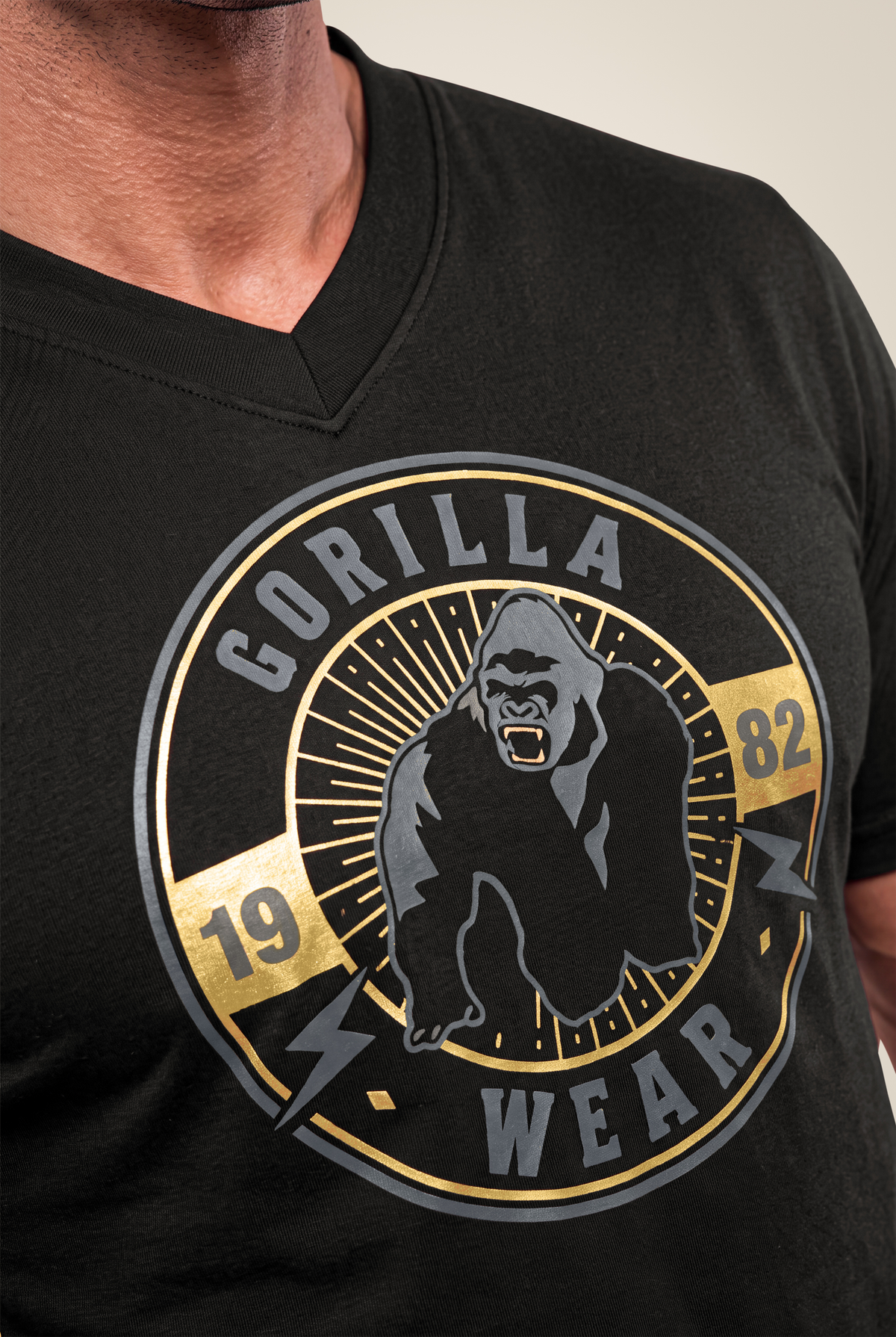 Gorilla Wear Orlando T-Shirt T-Shirt & Tops Black