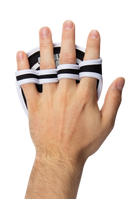 Gorilla Wear Palm Grip Pads - Black/Gray - Model View