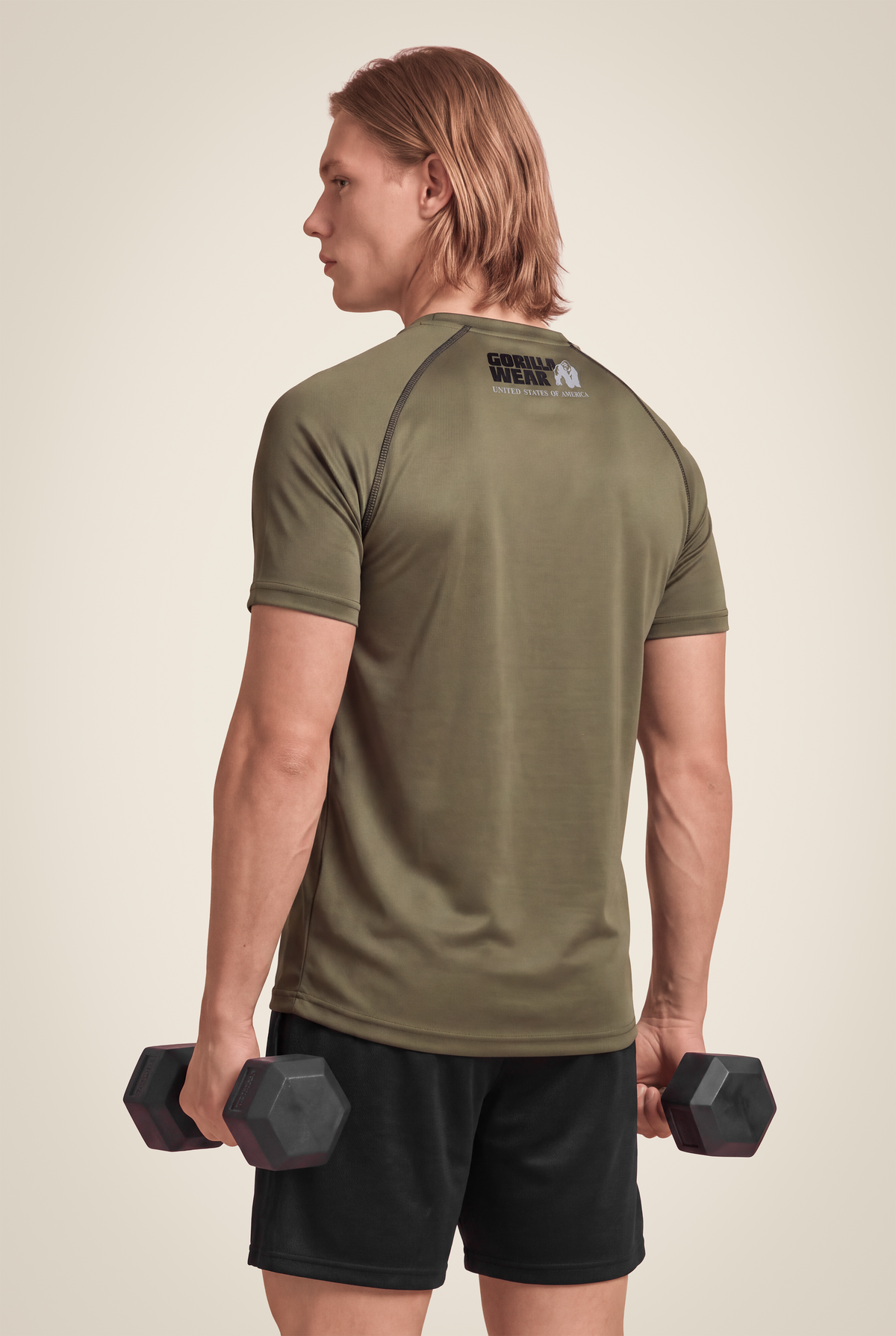 Gorilla Wear Performance T-Shirt T-Shirt & Tops Army Green