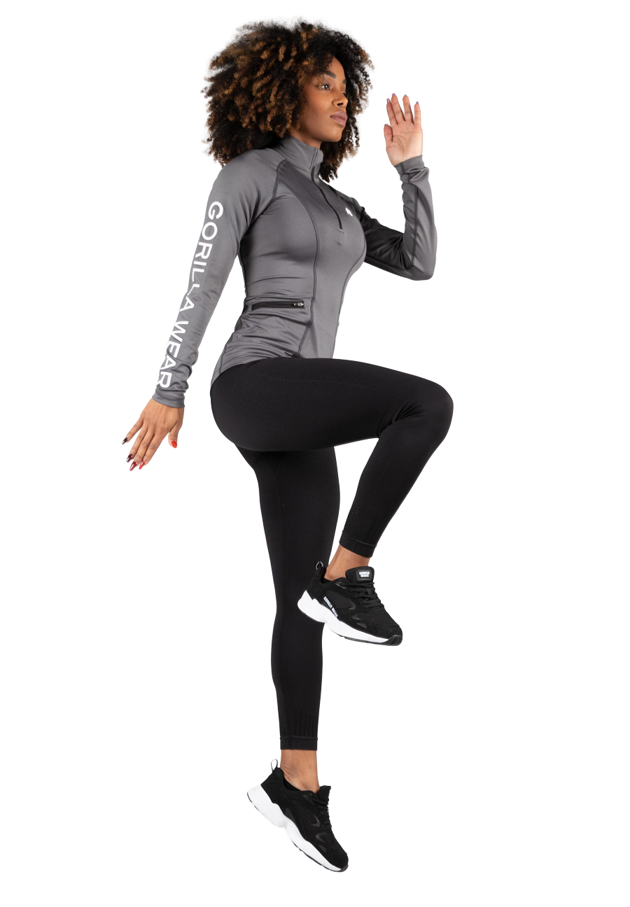 Gorilla Wear Peyton Long Sleeve T-Shirt & Tops Gray