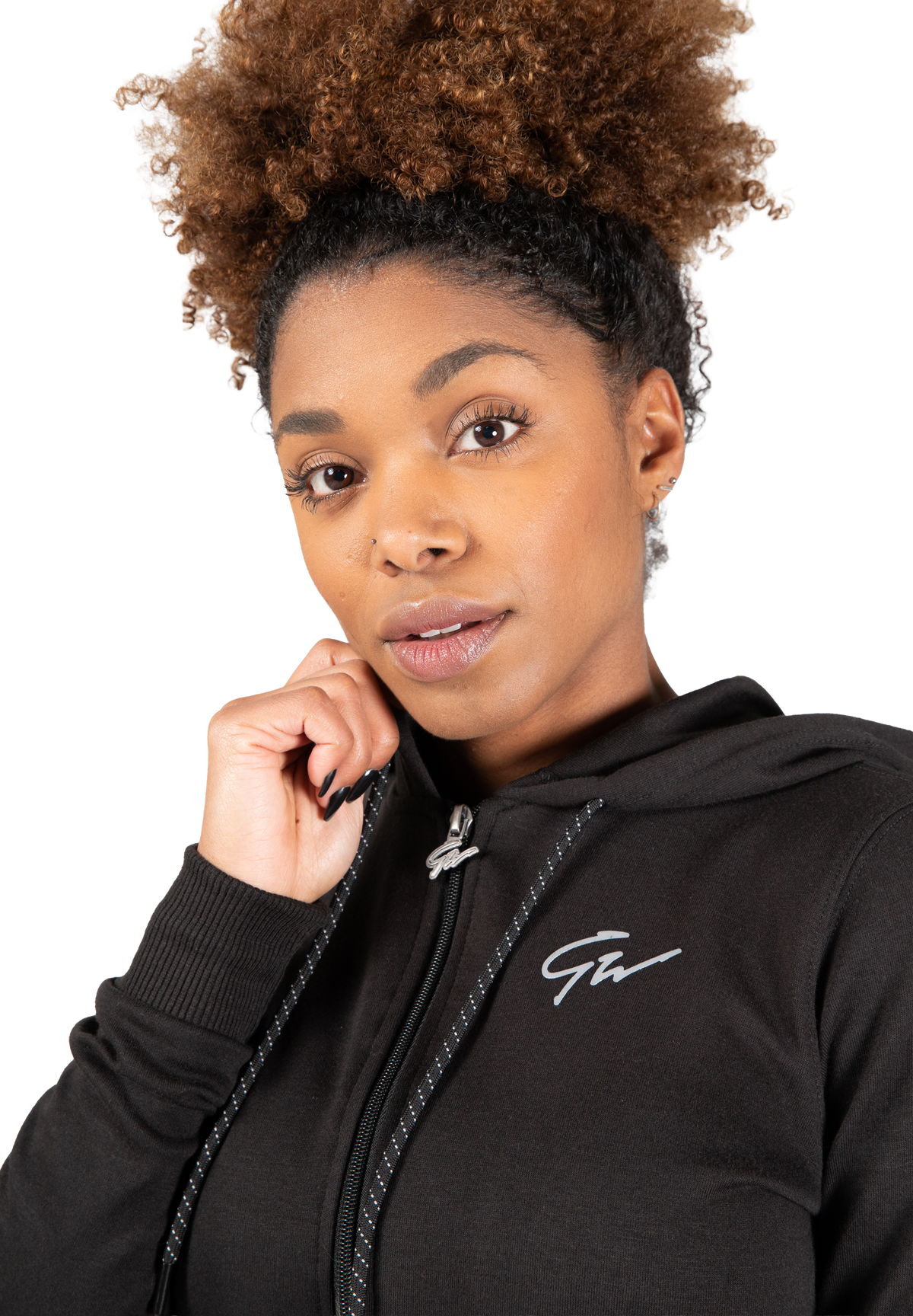 Gorilla Wear Pixley Zipped Hoodie Hoodie & Sweatshirt Black