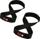 Gorilla Wear Premium Figure 8 Lifting Straps Lifting Straps & Wraps Black