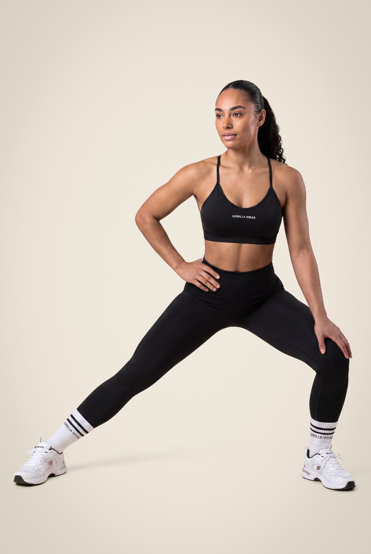 Gorilla Wear Quincy Seamless Sports Bra Sports Bra Black