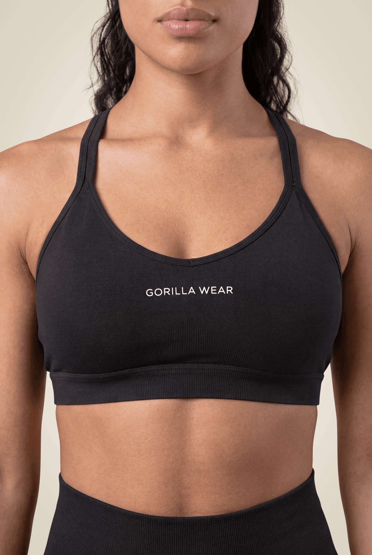 Gorilla Wear Quincy Seamless Sports Bra Sports Bra Black