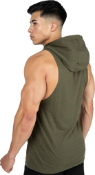 Gorilla Wear Rogers Hooded Tank Top Tank Top Army Green