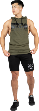 Gorilla Wear Rogers Hooded Tank Top Tank Top Army Green