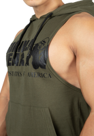 Gorilla Wear Rogers Hooded Tank Top Tank Top Army Green