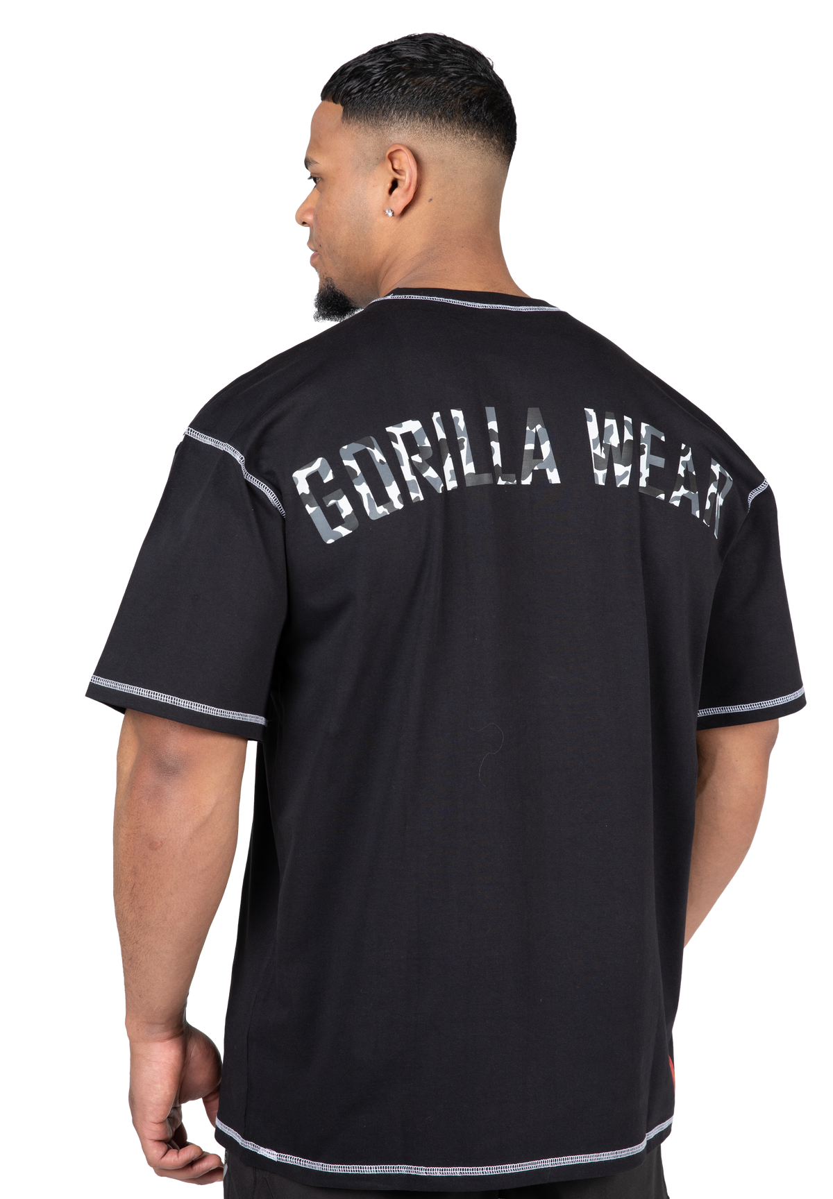 Gorilla Wear Saginaw Oversized T-Shirt T-Shirt & Tops Black