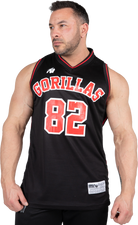 Gorilla Wear San Mateo Jersey Tank Top Tank Top Black/Red