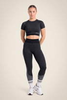 Gorilla Wear Selah Seamless Crop Top T-Shirt & Tops Black