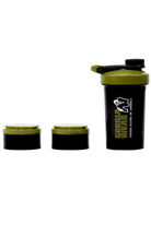Gorilla Wear Shaker 2 GO 500ML Shakers & Bottles Black/Army Green