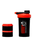 Gorilla Wear Shaker 2 GO 500ML Shakers & Bottles Black/Red