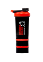 Gorilla Wear Shaker 2 GO 500ML Shakers & Bottles Black/Red