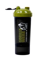 Gorilla Wear Shaker Compact 400ML Shakers & Bottles Black/Army Green
