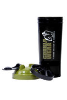 Gorilla Wear Shaker Compact 400ML Shakers & Bottles Black/Army Green