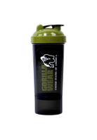 Gorilla Wear Shaker Compact 400ML Shakers & Bottles Black/Army Green